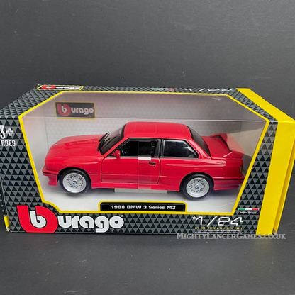 1988 BMW 3 Series M3 - 1/24 Die Cast Car - Bburago