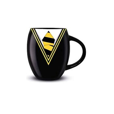 black mug has the house crest fo...