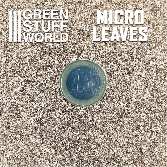 Micro Leaves -White - Green Stuf...