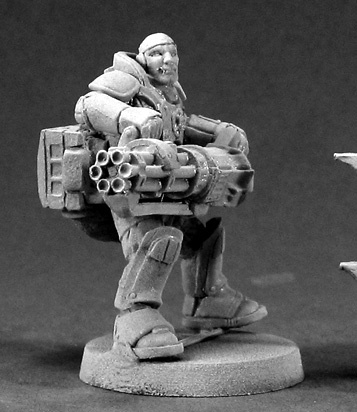  heavy gunner, reaper miniature uk stockist