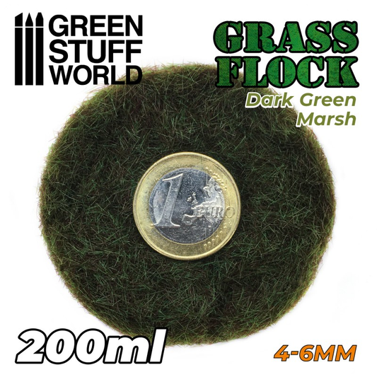 Dark Green Marsh 4-6mm Flock -20...