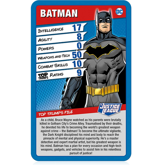 Justice League Top Trumps Specials