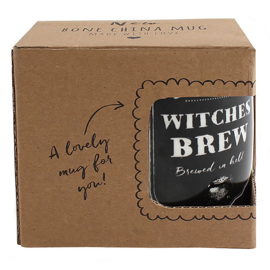 Witches Brew Mug. a black mug wi...