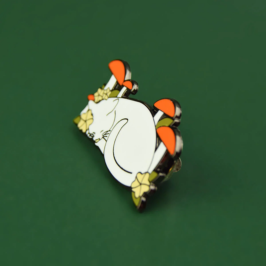 Cat In Nature enamel pin badge w...