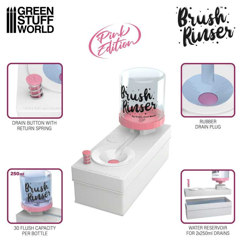 green stuff world Pink Brush Rinser