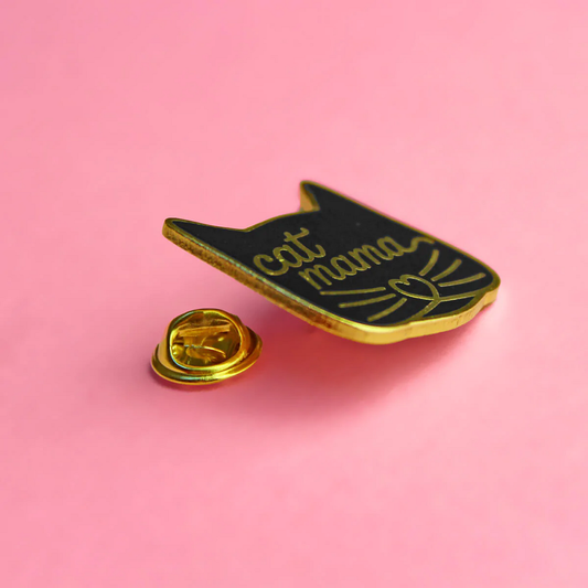 Cat Mama Enamel Pin Badge