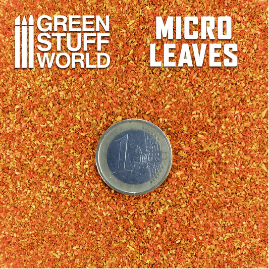 Micro Leaves -Orange - Green Stu...