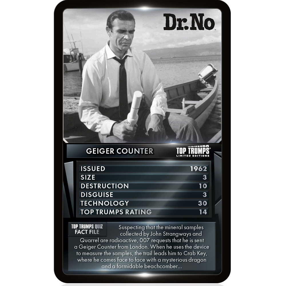 James Bond 007 Vehicles & Gadgets Top Trumps Limited Editions