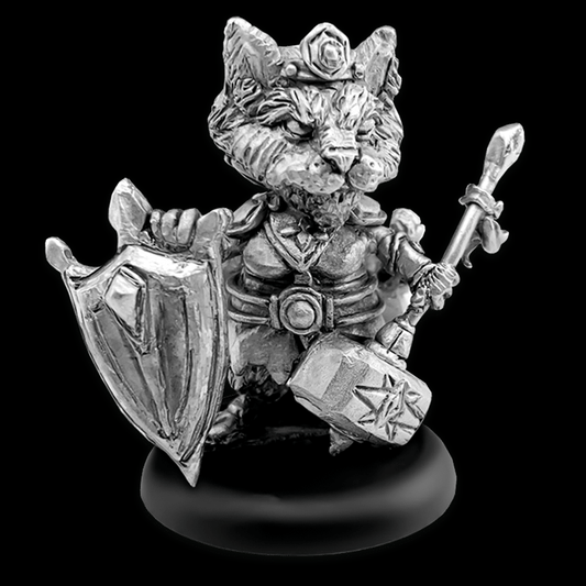 Muffet the paladin cat miniature...