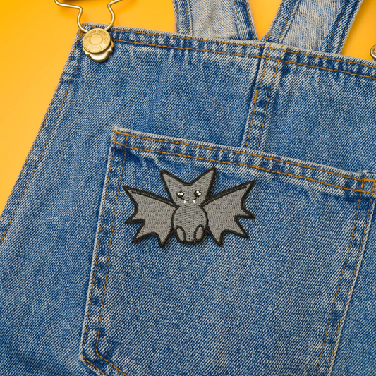 Cute Bat Iron On Patch