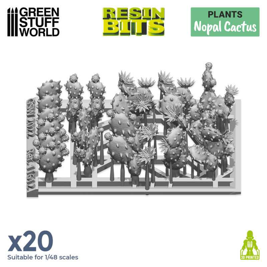 Green Stuff World resin nopal ca...