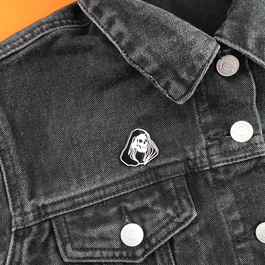 Grim Reaper Enamel Pin Badge