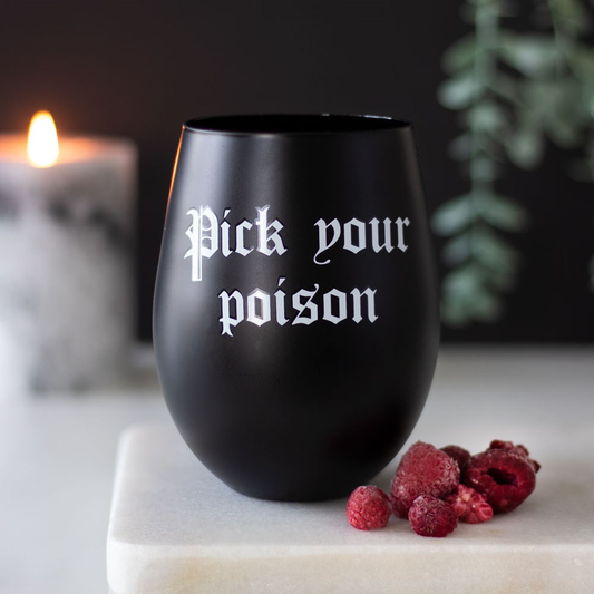 Pick Your Poison Stemless Wine G...