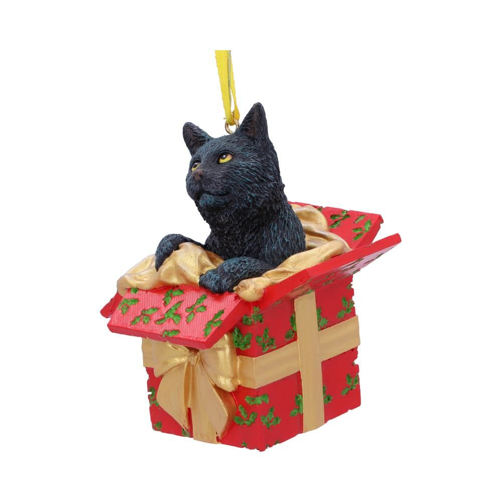 Nemesis Now Present Cat Hanging Ornament - Lisa Parker