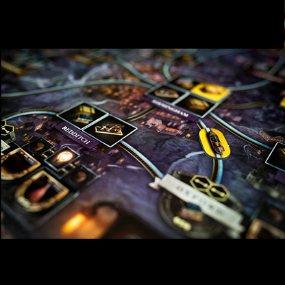 Brass Birmingham close up on the board game