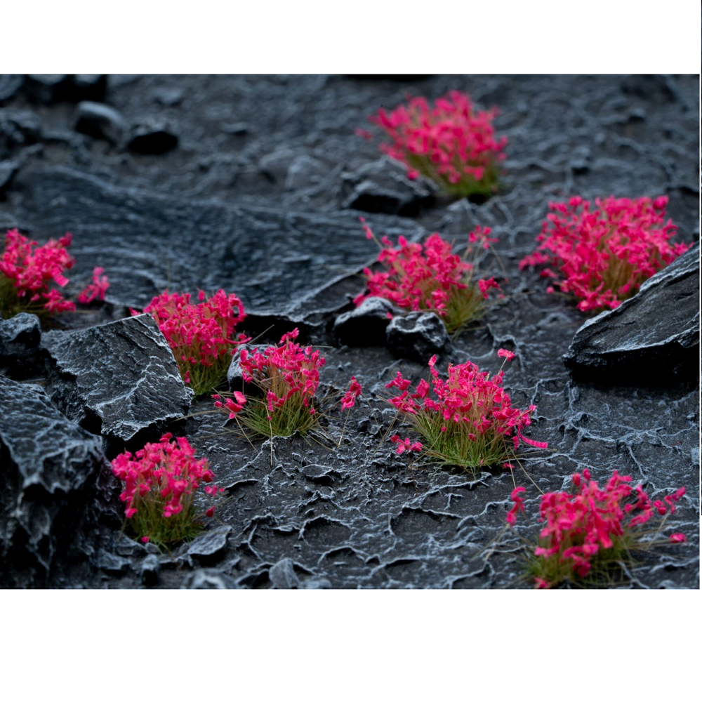 Tufts covered with bright pink petals and light green base by Gamers Grass