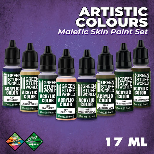 Malefic Skin Paint Set - 10122- ...