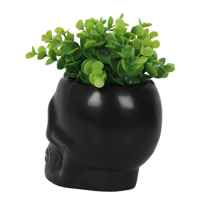 Gothic Garden Skull Pot