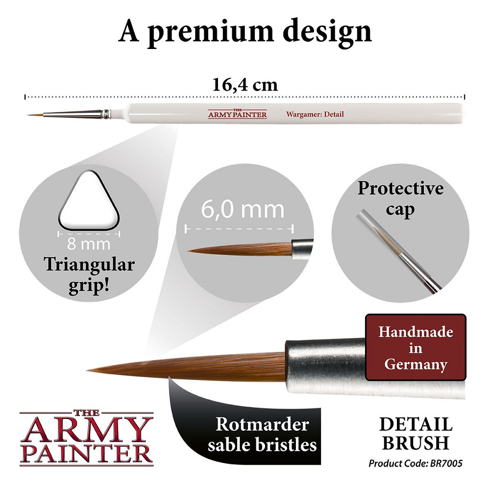 Wargamer Detail Brush - The Army Painter