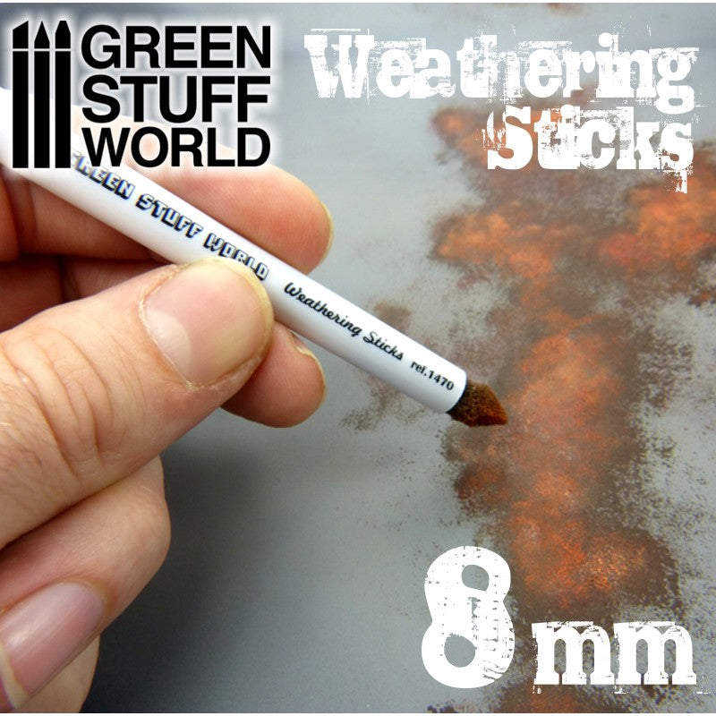 Weathering Sticks 8mm -9311- Green Stuff World