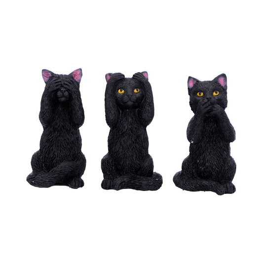 Three Wise Felines by Nemesis Now