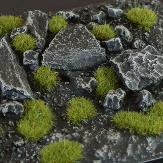 Gamer's Grass - Dry Green tufts 2mm (GG2-DG) :www.mightylancergames.co.uk