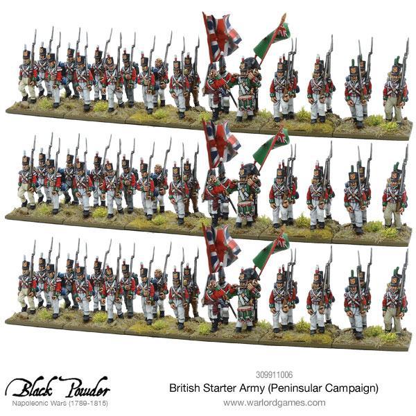 Napoleonic British Starter Army (Peninsular campaign) - Black Powder