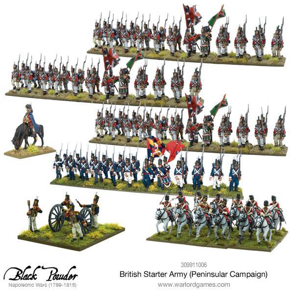 Napoleonic British Starter Army (Peninsular campaign) - Black Powder