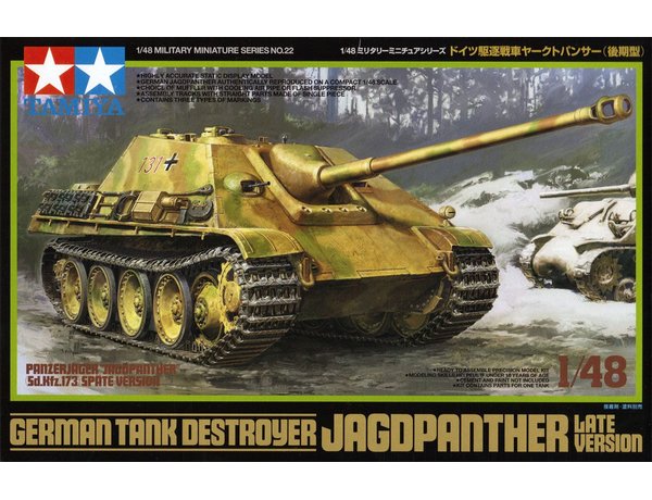 GERMAN TANK DESTROYER JAGDPANTHER LATE VERSION  - Tamiya (1/48) 32522