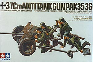 GERMAN 37MM ANTI-TANK - Tamiya (...