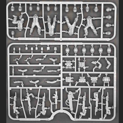 Cannon Fodder for Death Fields by Wargames Atlantic. miniture on sprue