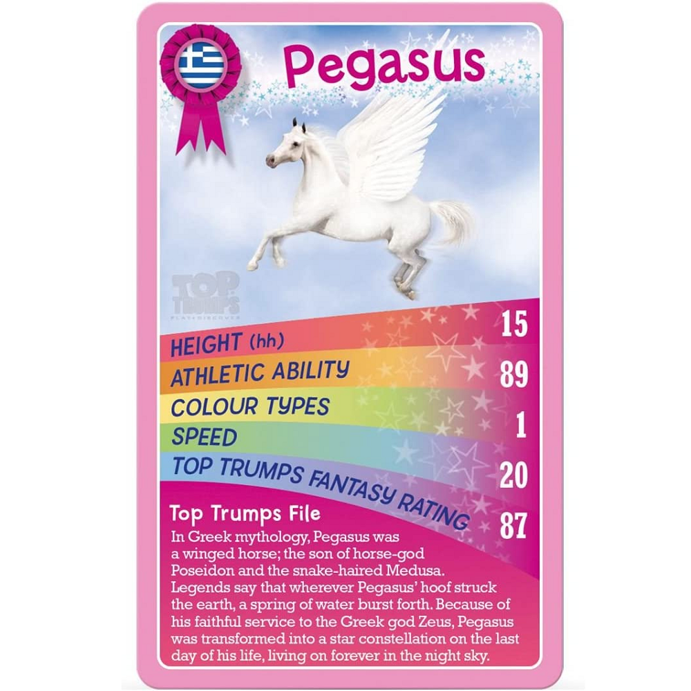 Horses, Ponies and Unicorns Top Trumps