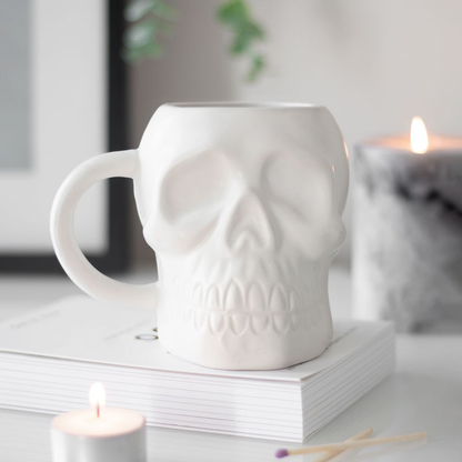 White Skull Mug - Dark Matter