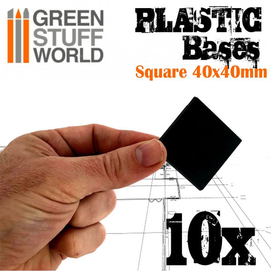 Plastic Square Bases 40x40 mm-98...