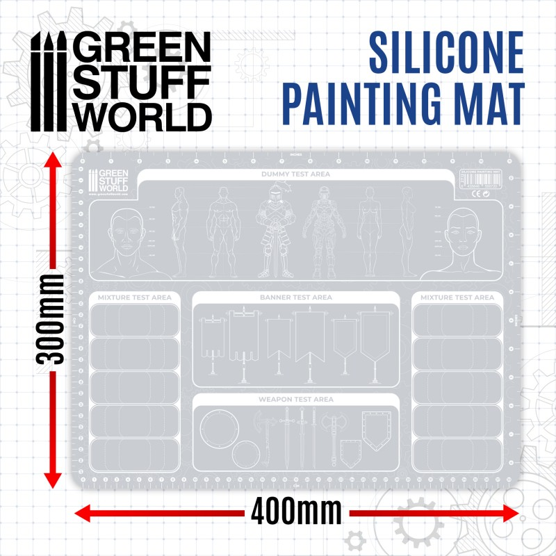 A silicone painting mat by Green Stuff World