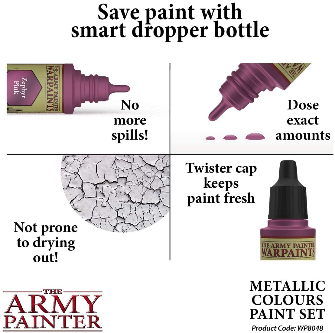 Metallic Colours Paint Set - The Army Painter - WP8048