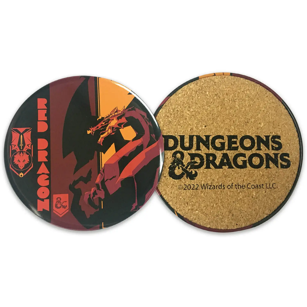 D&D Metal Coasters - Dungeons and Dragons