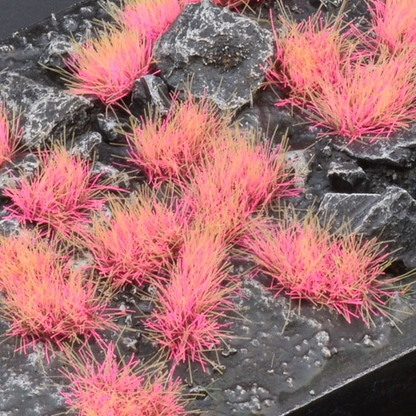 Gamers Grass Alien tufts.These alien tufts are pink in a wild tuft style