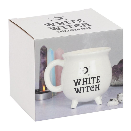 A lovely white mug in the shape ...