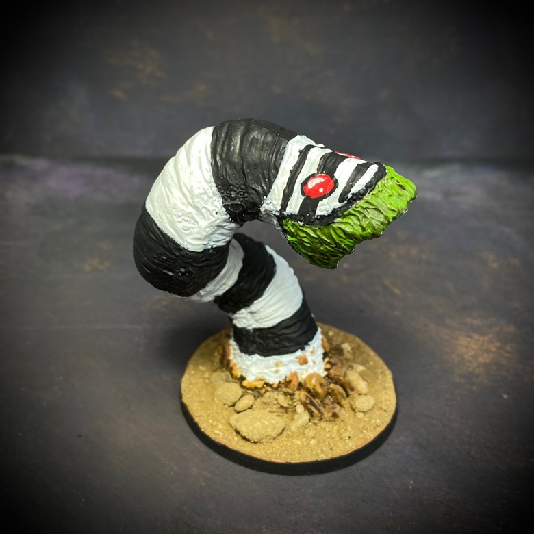 Prepainted Beetlejuice Style Sand Worm -MrsMLG