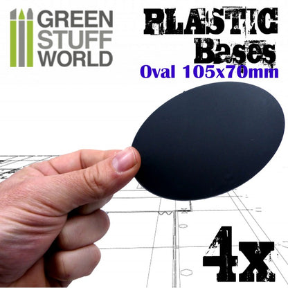 Plastic Bases - Oval Pill 105x70mm -9892- Green Stuff World