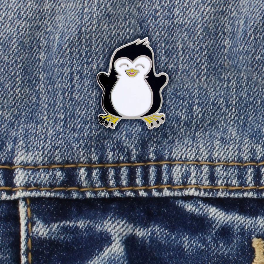 Psycho Penguin Enamel Pin Badge