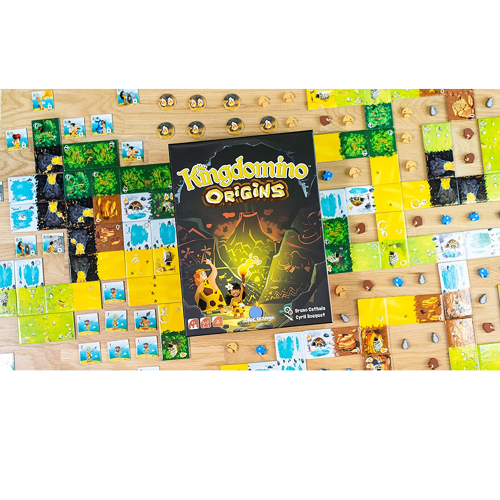 Kingdomino Origins board game set out