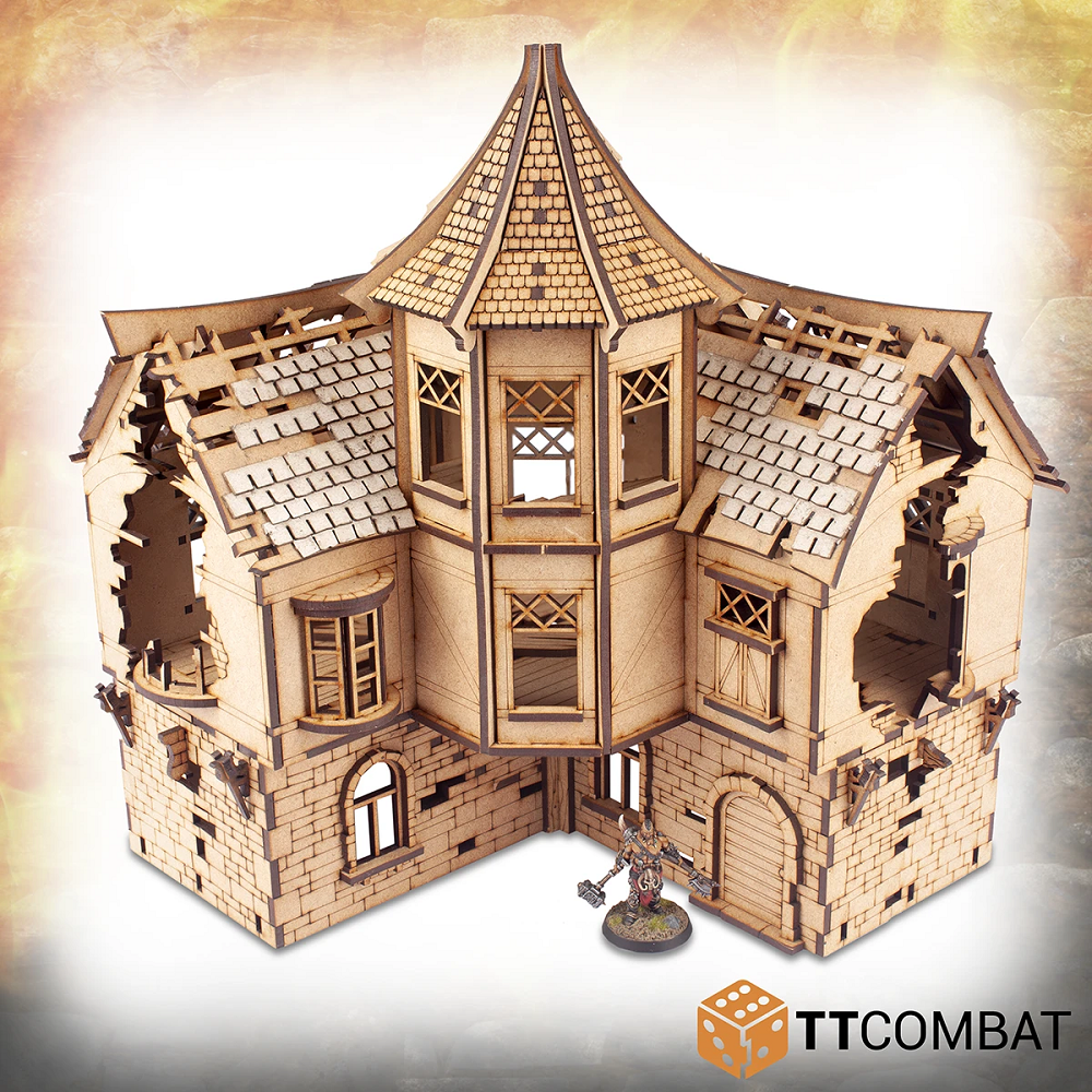 Cobbler's Townhouse Savage Domain TT Combat MDF terrain piece