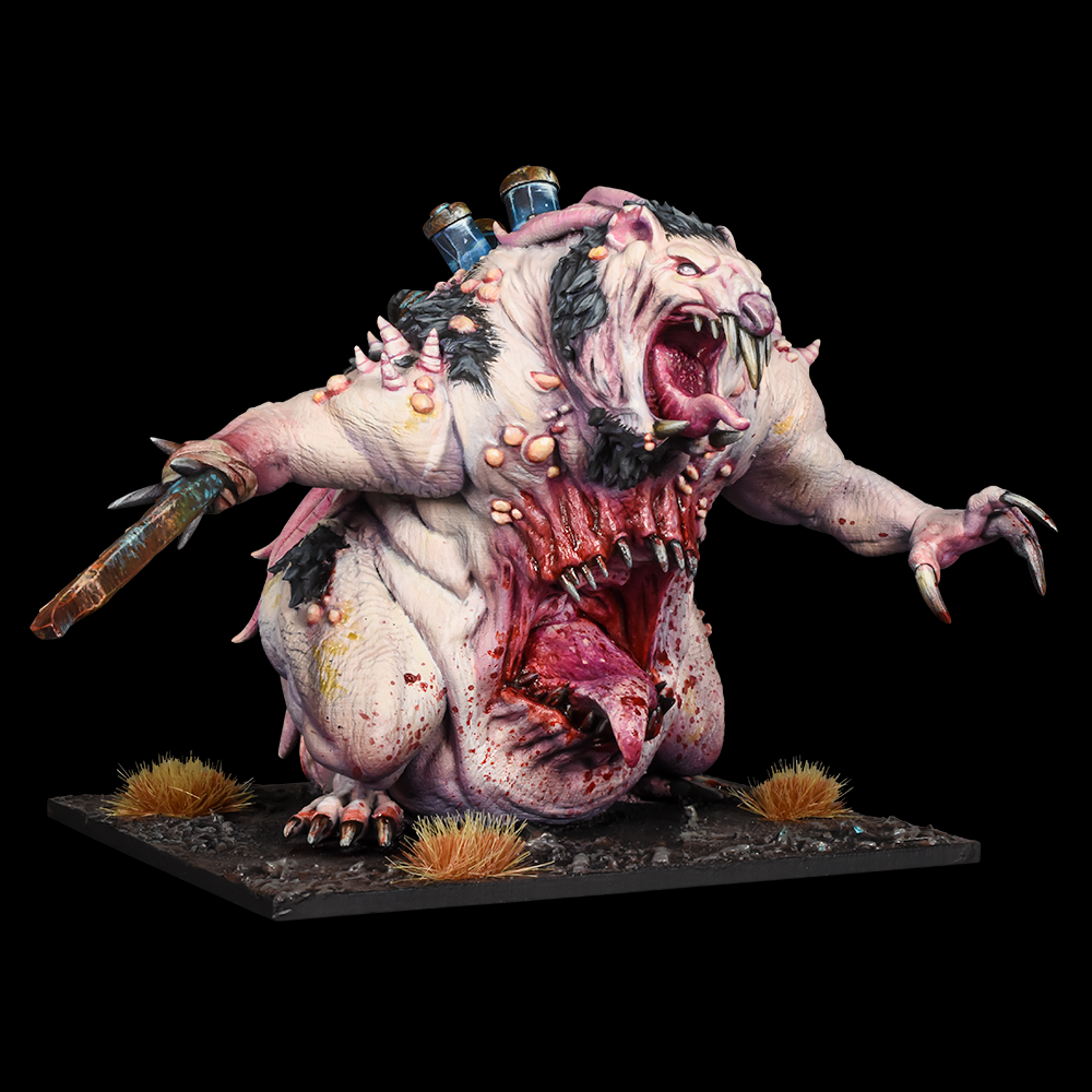 front of the Ratkin Mutant Ratfiend miniature 