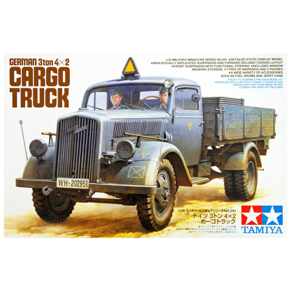 German 3 Ton Cargo Truck 4x2 - Tamiya (1/35) Scale Models