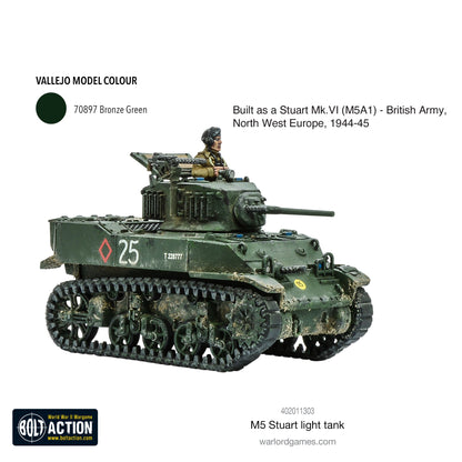 M5 Stuart Light Tank - Bolt Action