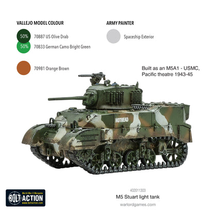 M5 Stuart Light Tank - Bolt Action