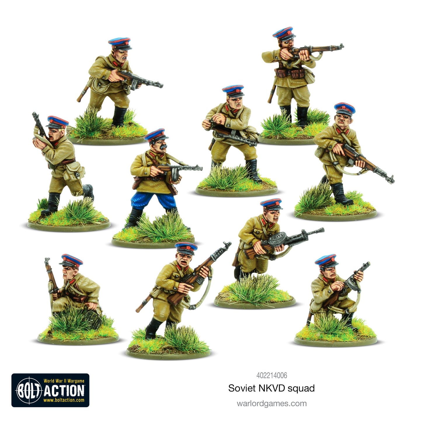 Soviet NKVD squad - Bolt Action