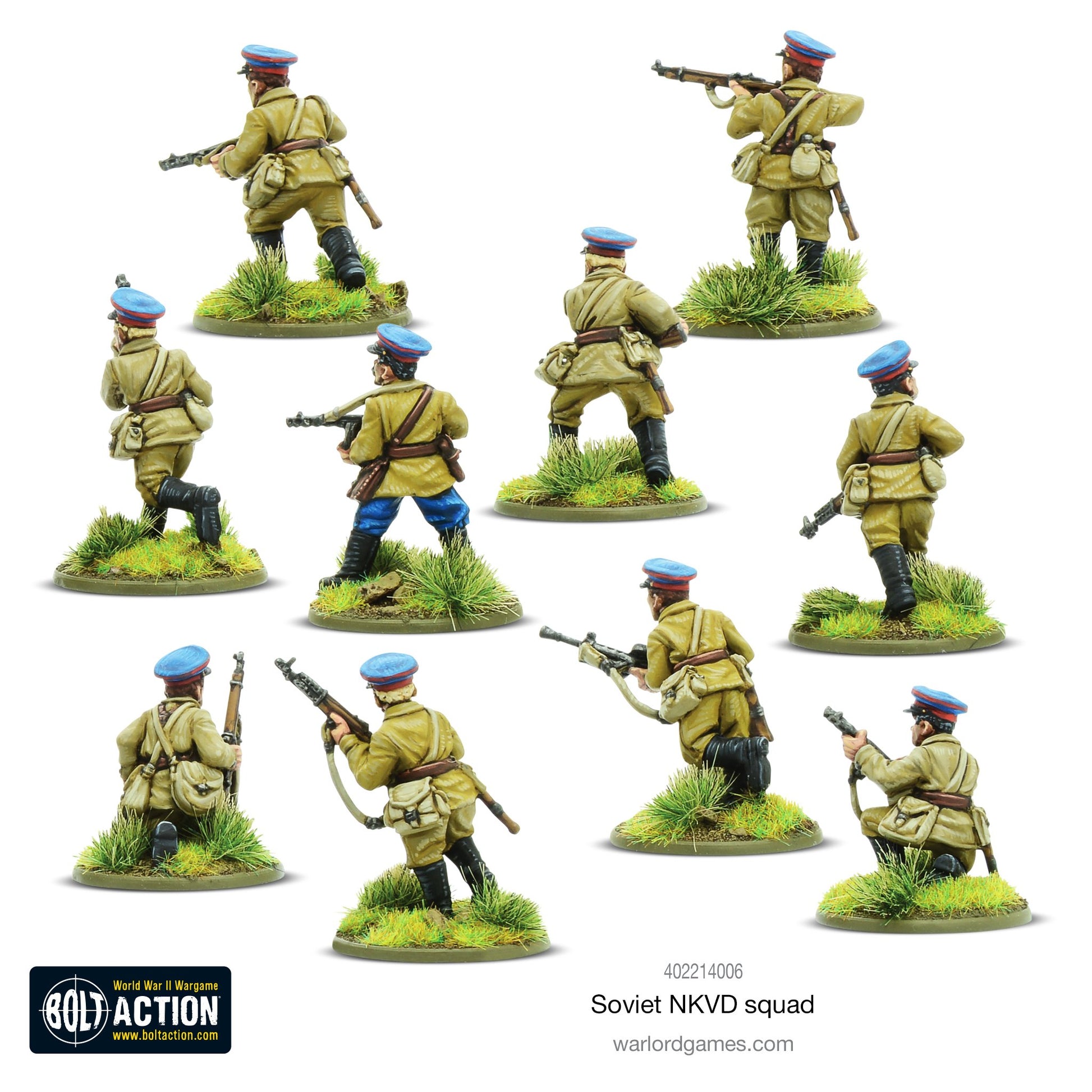 Soviet NKVD squad - Bolt Action